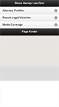 Mobile Screenshot of bharveylawfirm.com